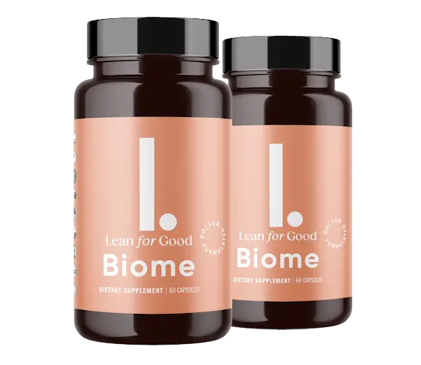 Two bottles of LeanBiome